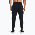 Férfi Under Armour Rival Fleece Cargo Jogger nadrág fekete / fehér 3