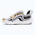 kosárlabda cipő Under Armour Spawn 6 white/black/metallic gold 10