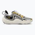 kosárlabda cipő Under Armour Spawn 6 white/black/metallic gold 2