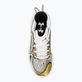 kosárlabda cipő Under Armour Spawn 6 white/black/metallic gold 5