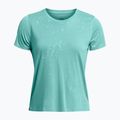 Női futópóló Under Armour Streaker Splatter radial turquoise/reflective 3