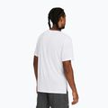 Férfi futópóló Under Armour Streaker Splatter white/white/reflective 2