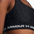 Fitness melltartó Under Armour Crossback Mid Print black/castlerock/white 3