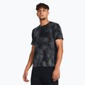 Férfi futó tank top Under Armour Laser Wash black/castlerock/reflective