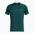 férfi edzőpóló a Under Armour HG Armour FTD Graphic hydro teal/circuit teal 3