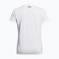 Női edző póló Under Armour Tech SSV Solid white/black 2