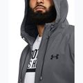 férfi kabát Under Armour Stretch Woven Windbreaker pitch gray/black 3