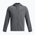 férfi kabát Under Armour Stretch Woven Windbreaker pitch gray/black 4