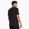 Férfi póló Under Armour Boxed Sportstyle black/high vis yellow 2