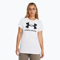 Under Armour Rival Logo női póló fehér/fekete