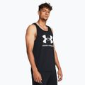 Under Armour Sportstyle Logo fekete/fehér férfi tank top