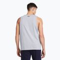 Under Armour Sportstyle Logo steel light heather/fekete férfi tank top 2