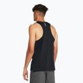Under Armour Launch Singlet fekete/fényvisszaverő férfi futó tréning felső 2