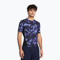 férfi edzőpóló a Under Armour HG Armour Printed starlight/white