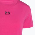 női edzőpóló Under Armour Off Campus Core astro pink/black 3