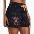 női edzőnadrág  Under Armour Project Rock Underground Terry black/nova orange/white 4