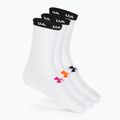 női edzőzokni Under Armour Essential Nv Mid Crew 3P white/white/astro pink