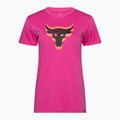 női edzőpóló  Under Armour Project Underground Core T astro pink/black