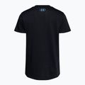 női edzőpóló  Under Armour Project Underground Core T black/viral blue 2