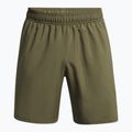 Férfi edző rövidnadrág Under Armour Tech Woven Wordmark marine od green/black