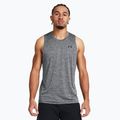 Férfi Under Armour Tech Tank edzőpóló castlerock/fekete edzőpóló