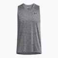 Férfi Under Armour Tech Tank edzőpóló castlerock/fekete edzőpóló 3