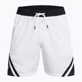 Férfi kosárlabda rövidnadrág Under Armour Curry Mesh Short 4 fehér/fekete/fehér