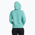 női pulóver Under Armour Rival Fleece Big Logo Hoody radial turquoise/white 2