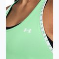 Női edző tank topUnder Armour Knockout Tank matrix green/white 3