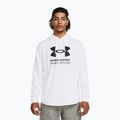 Férfi melegítőfelső Under Armour Rival Terry Graphic Hood white/black