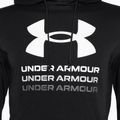 Férfi melegítőfelső Under Armour Rival Terry Graphic Hood black/castlerock 3