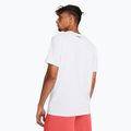 Férfi póló Under Armour Colorblock Wordmark white/black 2