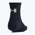 Zokni Under Armour Training Cotton Quarter 3 pár black/black/white 7