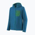 Férfi trekking pulóver Patagonia R1 Air Full-Zip vessel blue 3