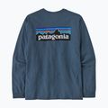 Férfi hosszú ujjú trekking felső Patagonia P-6 Logo Responsibili utility blue 2