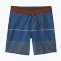Férfi fürdősort Patagonia Hydropeak Boardshorts olivas stripe/utility blue 3