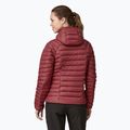 Női pehelykabát Patagonia Down Sweater Hoody oxide red 2