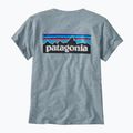 Női Patagonia P-6 Logo Responsibili-Tee thermo kék póló 2