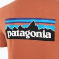 Férfi Patagonia P-6 Logo Responsibili-Tee trekking póló redtall rozsda 4