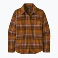 Női ing Patagonia Fjord Flannel happy camper/shelter brown 4