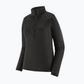 Női Termoaktiv pulóver Patagonia Capilene Termal Weight Zip Neck black