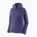 Női softshell dzseki Patagonia R1 Hybrid Pullover Hoody solstice lila 3