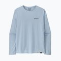 Férfi Patagonia Cap Cool Daily Graphic Shirt-Waters fitz roy trout/fleck kék hosszú ujjú póló 3