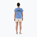 Női Patagonia P-6 Logo Responsibili-Tee bőséges kék 9