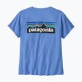 Női Patagonia P-6 Logo Responsibili-Tee bőséges kék 5