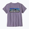 Női Patagonia P-6 Logo Responsibili-Tee beton lila póló P-6 Logo Responsibili-Tee beton lila póló 2