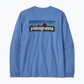Férfi Patagonia P-6 Logo Responsibili Longsleeve bő kék 4
