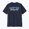 Férfi Patagonia P-6 Logo Responsibili-Tee új tengerészkék póló 4