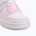 Gyerekcipők Nike Court Borough Low Recraft white/pink foam 7
