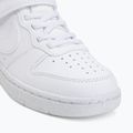 Gyerekcipők Nike Court Borough Low Recraft white/white/white 7